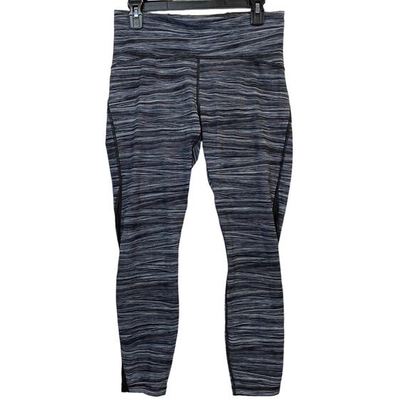 Lululemon Train Times 7/8 Pant *25" Low Tide Alpine White Black / Black Size 10 - Picture 3 of 12